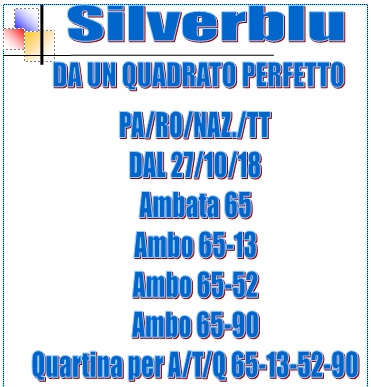 Da Un Quadrato Perfetto Dal 27 10 18 Chiusa